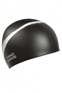 כובע שחיה - Mad Wave Silicone Cap Multi Black
