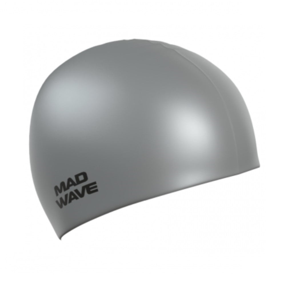 כובע שחייה Mad Wave Metal Silicone Solid - דוגית