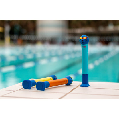 ZOGGS Zoggy Dive Stick 3pcs Pack מקלות משחק לבריכה - דוגית