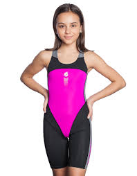 בגד ים לילדות - Mad Wave Junior Swimsuit Athletic Pink - דוגית