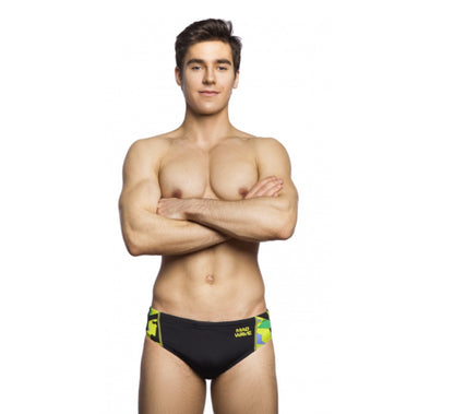 בגד ים Mad Wave Swimsuit Man Rush N2 black - דוגית