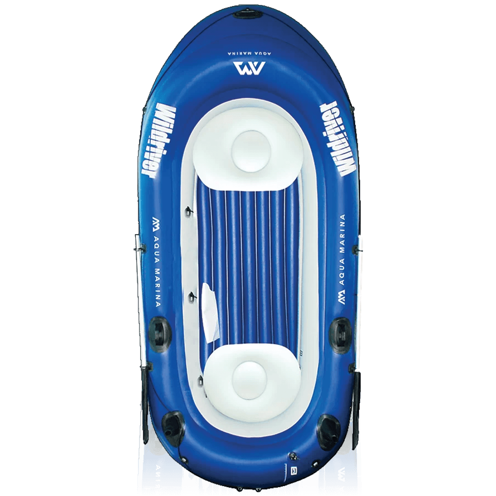 סירת פנאי ודייג תיק + 2 משוטים WILDRIVER AQUA MARINA - דוגית