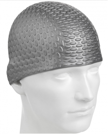 כובע שחיה - Mad Wave Silicone Cap Bubble - דוגית