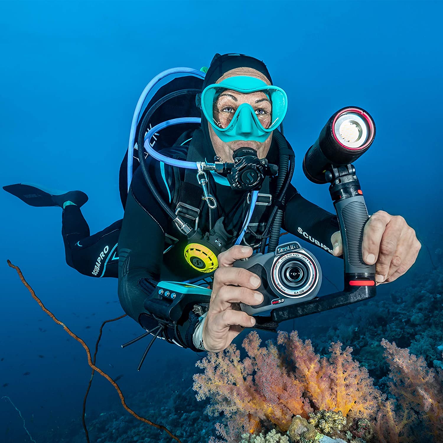 מצלמה SeaLife Micro 3.0 Pro Duo 3000 Set - דוגית