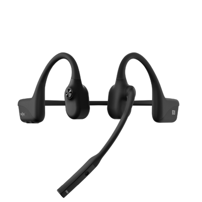SHOKZ OpenComm אוזניות עם מיקרופון לשיחות ועבודה בטכנולוגיית הולכת עצם