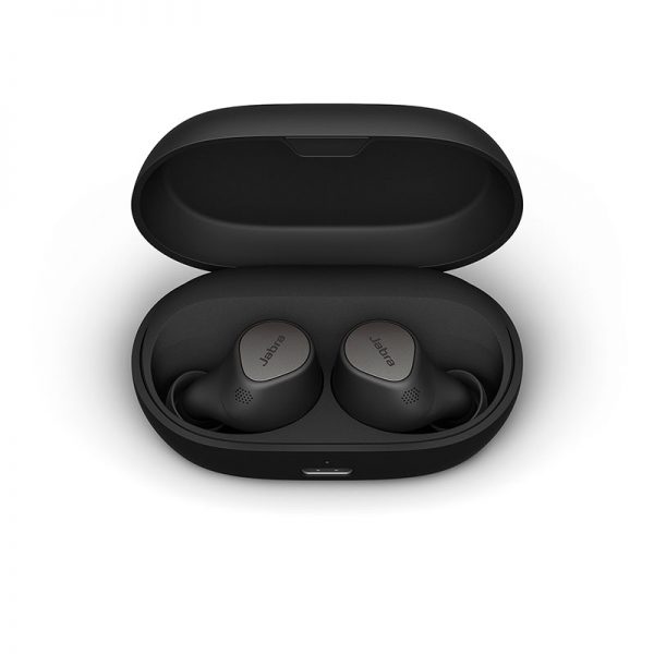 JABRA Elite 7 Pro Titanium Black אוזניות True Wireless מתקדמות בצבע אפור כהה למוזיקה ושיחות