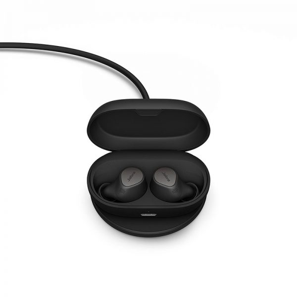 JABRA Elite 7 Pro Titanium Black אוזניות True Wireless מתקדמות בצבע אפור כהה למוזיקה ושיחות