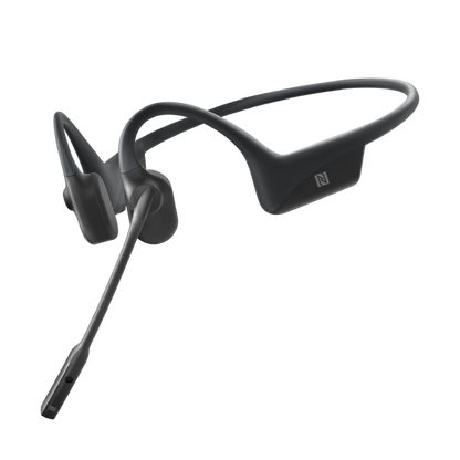 SHOKZ OpenComm אוזניות עם מיקרופון לשיחות ועבודה בטכנולוגיית הולכת עצם