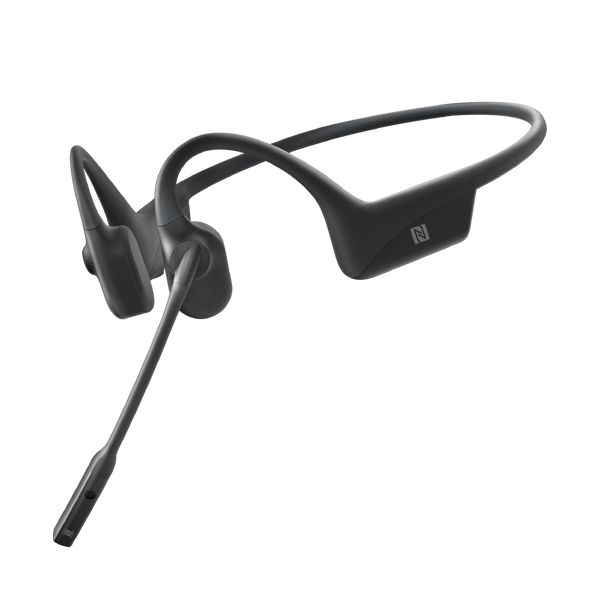 SHOKZ OpenComm אוזניות עם מיקרופון לשיחות ועבודה בטכנולוגיית הולכת עצם