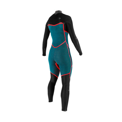SOORUZ DIVINE 3/2 Front-Zip Oysterprene חליפת גלישה לנשים 3/2 מ"מ רוכסן קדמי בצבע כחול קיץ 2022