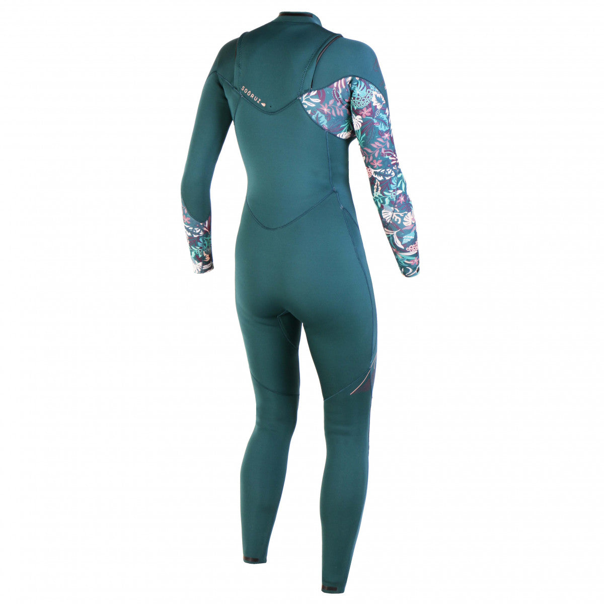 SOORUZ DIVINE 3/2 Front-Zip Oysterprene חליפת גלישה לנשים 3/2 מ"מ רוכסן קדמי בצבע כחול קיץ 2022