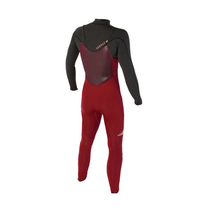 SOORUZ GURU Women 3/2 Chest-Zip Oysterprene חליפת גלישה לנשים 2/3 מ"מ צבע אדום קיץ 2022