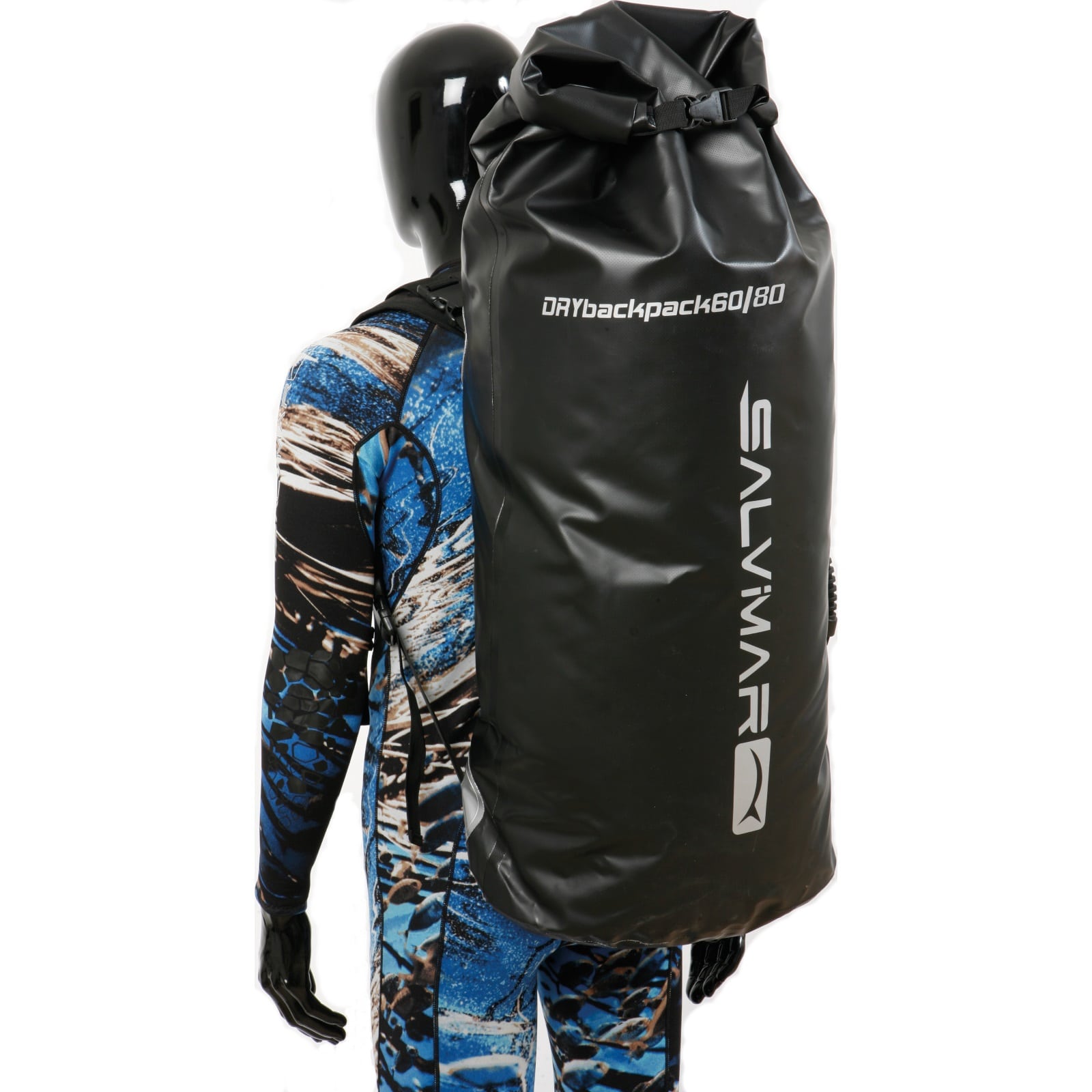 תיק לצלילה חופשית 60L Salvimar Drybackpack - דוגית