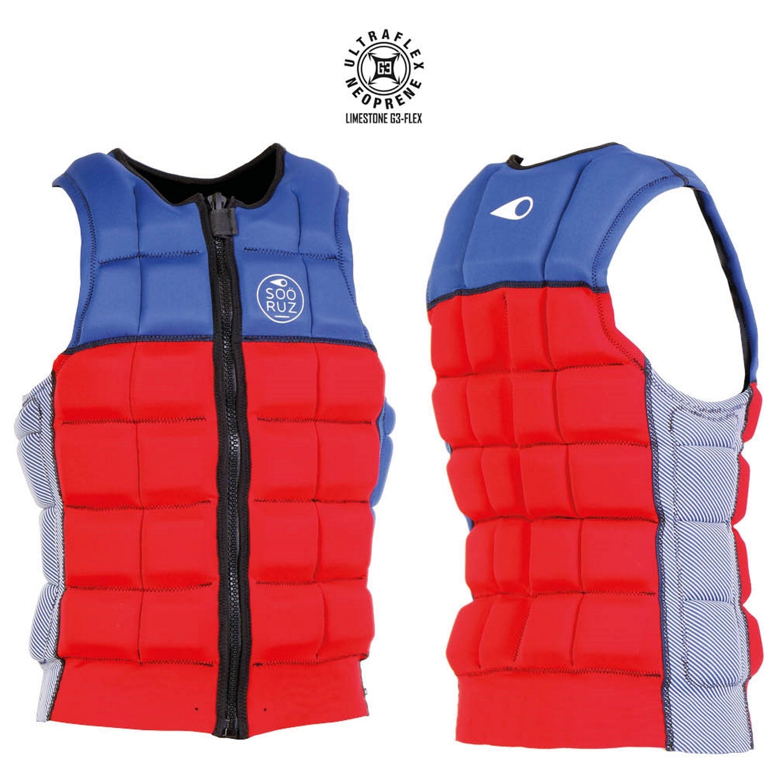 Sooruz Vamp Red Wakevest Zip 1/1 - אפוד ציפה לספורט ימי - דוגית