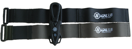 Sigal Sub רצועה לסכין בצבע שחור