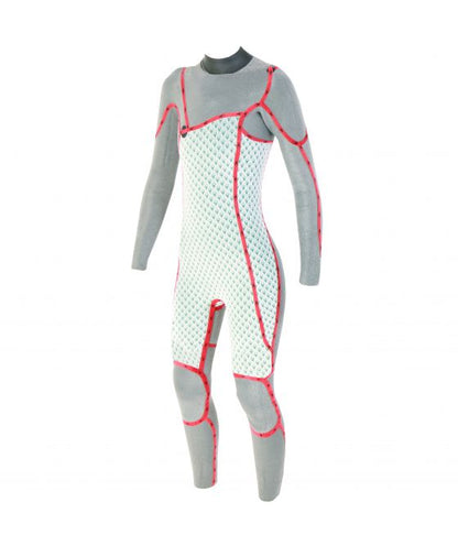 SOORUZ GURU Women 3/2 Chest-Zip Oysterprene חליפת גלישה לנשים 2/3 מ"מ צבע שחור 2022