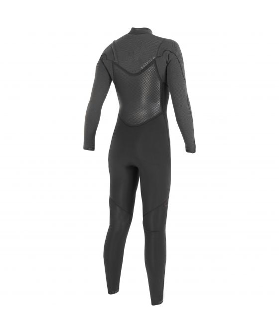 SOORUZ GURU Women 3/2 Chest-Zip Oysterprene חליפת גלישה לנשים 2/3 מ"מ צבע שחור 2022