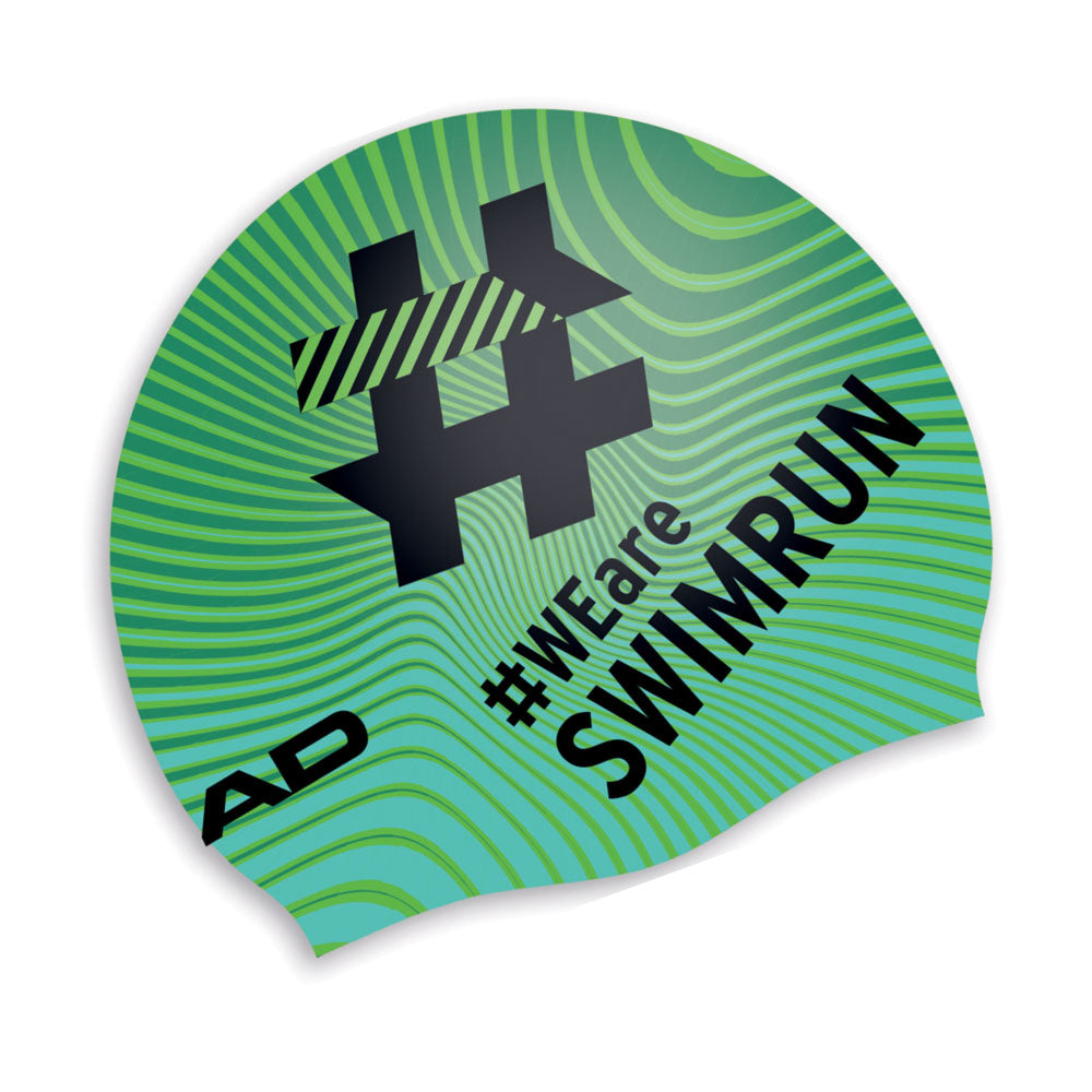 כובע סיליקון Head Cap Hashtag SwimRun - דוגית