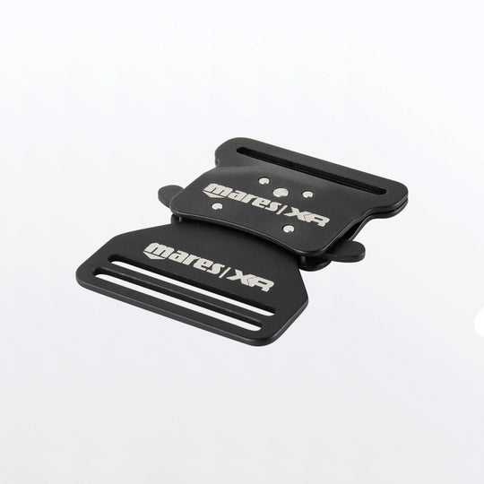 MARES etal buckle Aluminum Black - XR Line אבזם שחור