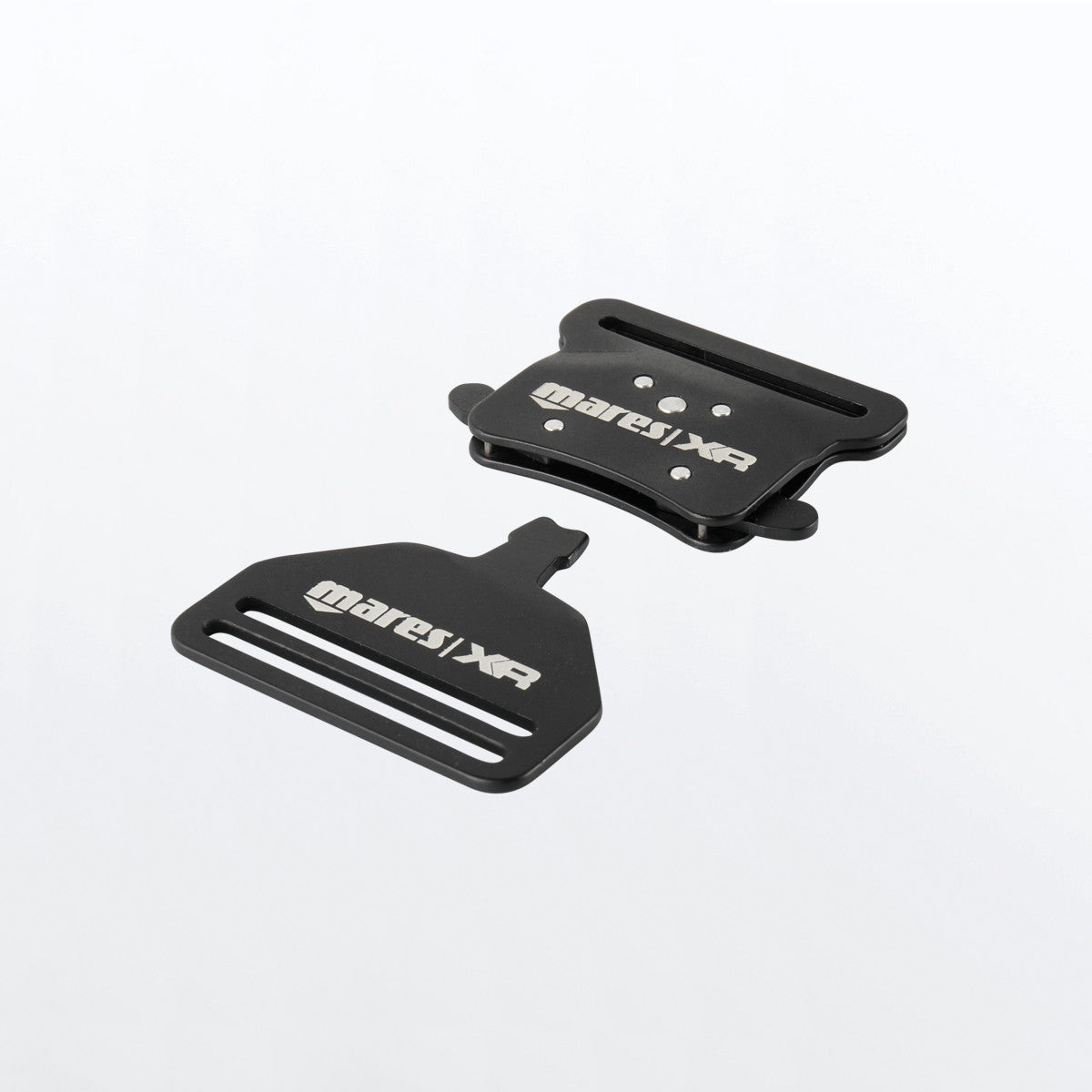 MARES etal buckle Aluminum Black - XR Line אבזם שחור - דוגית
