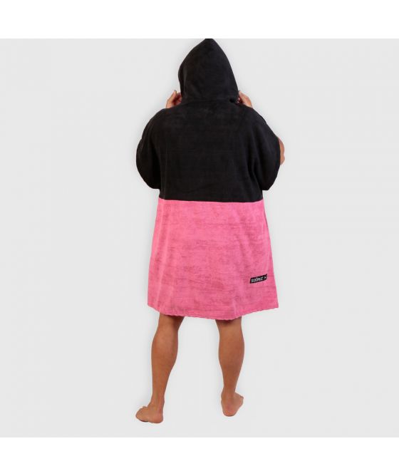 SOORUZ Poncho PUNCH Microfiber פונצ'ו שני גוונים עם כיס קנגרו