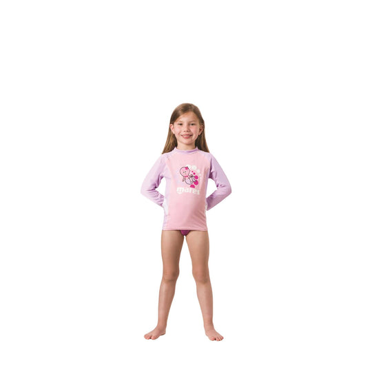 חולצת לייקרה לילדים Mares Rash Guard Girl LS