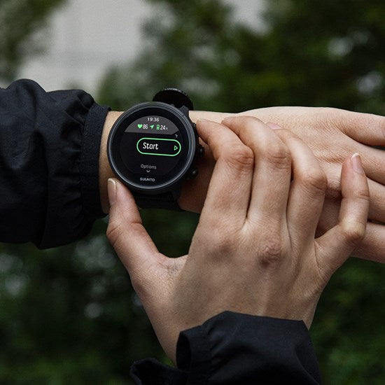 שעון כושר -   SUUNTO 9 Baro Charcoal Black Titanium - דוגית