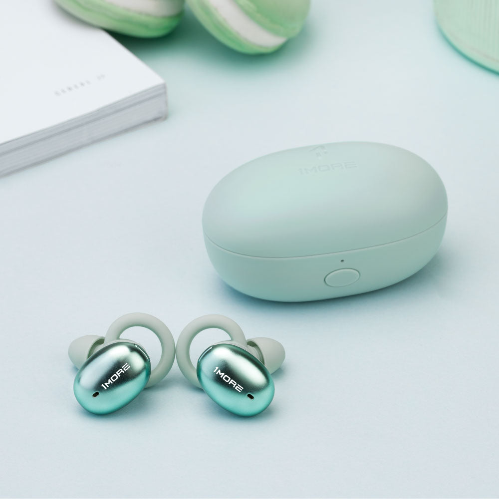 1MORE אוזניות כפתור Stylish True Wireless In Green - דוגית