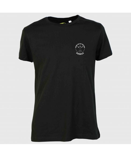 SOORUZ T-Shirt Bio BRAIN חולצת טי קצרה לגברים בצבע שחור