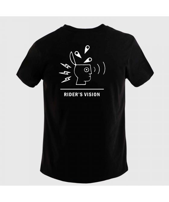 SOORUZ T-Shirt Bio BRAIN חולצת טי קצרה לגברים בצבע שחור