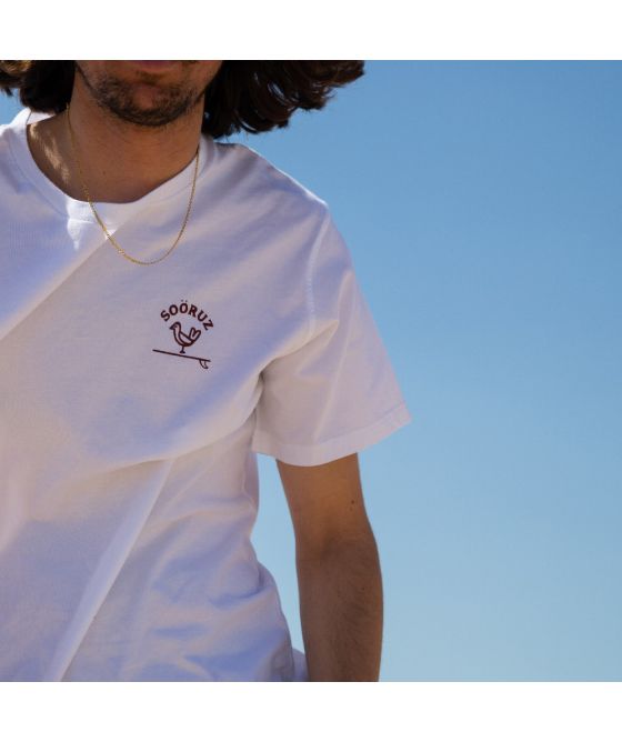 SOORUZ T-Shirt Bio CHICK חולצת טי קצרה לגברים בצבע לבן