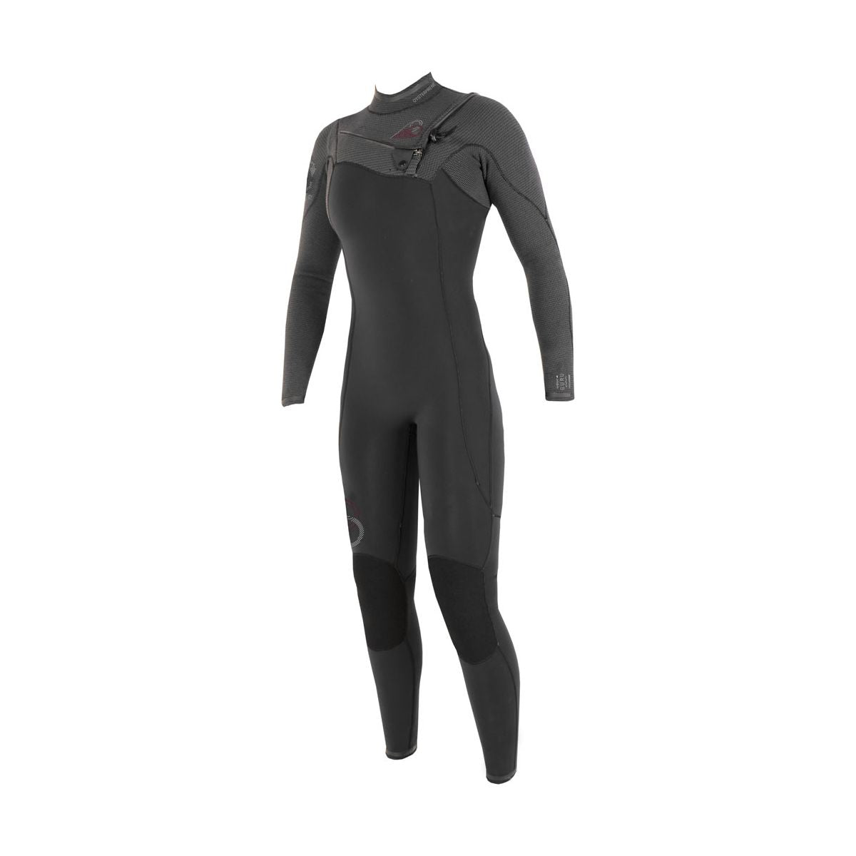 SOORUZ GURU Women 5/4 Chest-Zip Oysterprene חליפת גלישה לנשים 5/4 מ"מ צבע שחור 2022