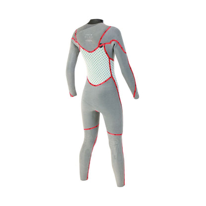 SOORUZ GURU Women 5/4 Chest-Zip Oysterprene חליפת גלישה לנשים 5/4 מ"מ צבע שחור 2022