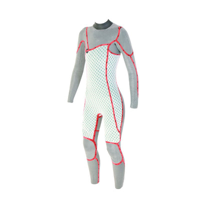 SOORUZ GURU Women 5/4 Chest-Zip Oysterprene חליפת גלישה לנשים 5/4 מ"מ צבע שחור 2022
